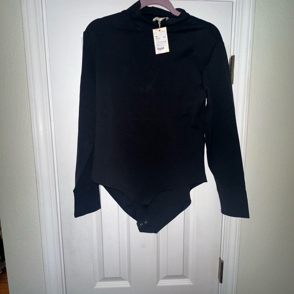 Black Long Sleeve Bodysuit